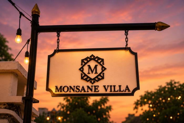 MONSANE VILLA Centrally located, opposite the night market