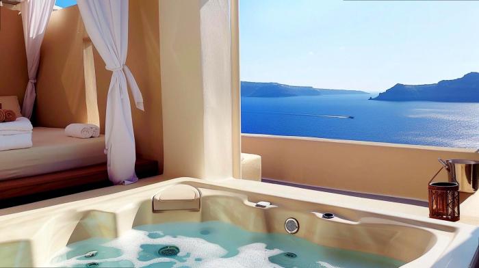 Homevilla for 8gst in Santorini