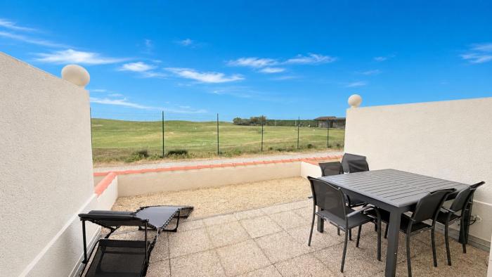Appartement du practice, golf, piscine et plage