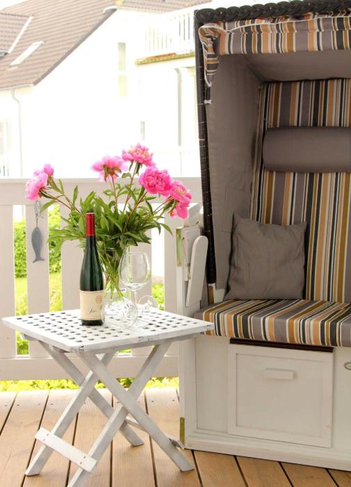 Strandgut Balkon 400 m Strand