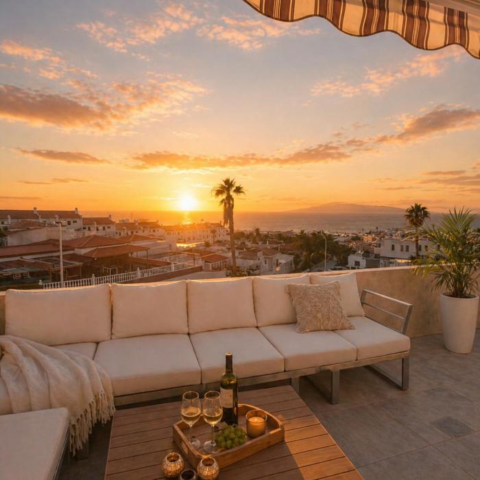 Modern new sea view apartment in Costa Adeje