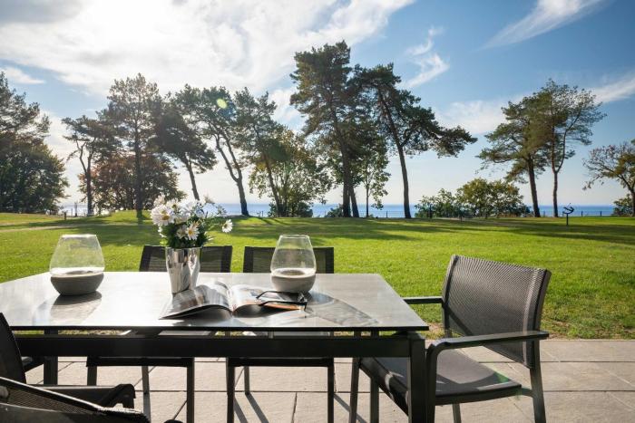 Terrassenwohnung "Sonnenwind" - Oase am Haff