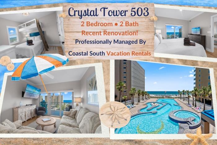 Gorgeous Renovated 2 Bedroom Condo at Crystal Tower! Free Daily Activities