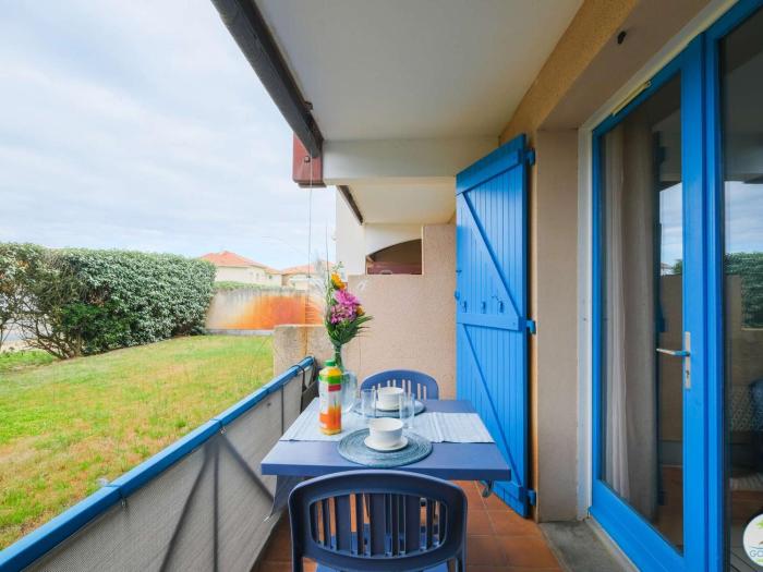 Appartement 2-4 pers. avec Terrasse & Parking à 2 Pas des Plages de Biscarrosse - FR-1-877-47