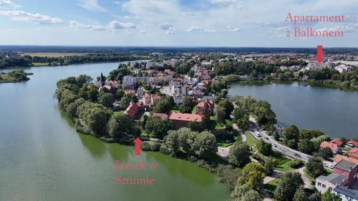 Apartament z balkonem i wanną