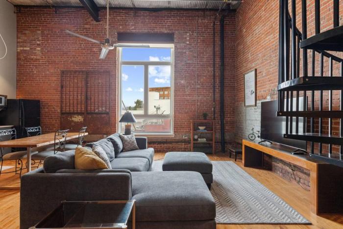 Industrial Modern Loft in Downtown Lafayette