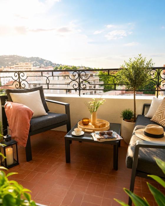 Cannes 1BR Walk to Palais&Beaches-Bright&Spacious