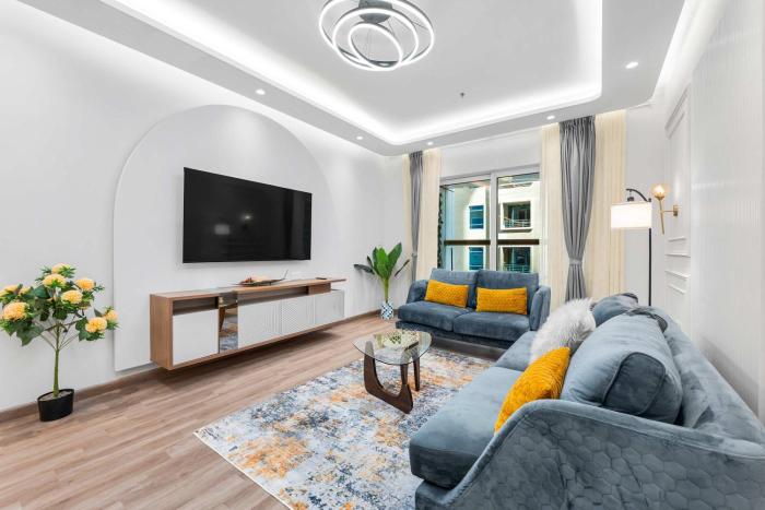 StayShort - High-Floor 1 Bedroom in Dubai Marina that Sleeps 3