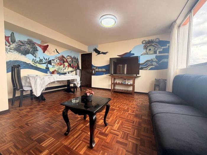Vista impresionante, Famoso edificio Alameda en El Prado de La Paz