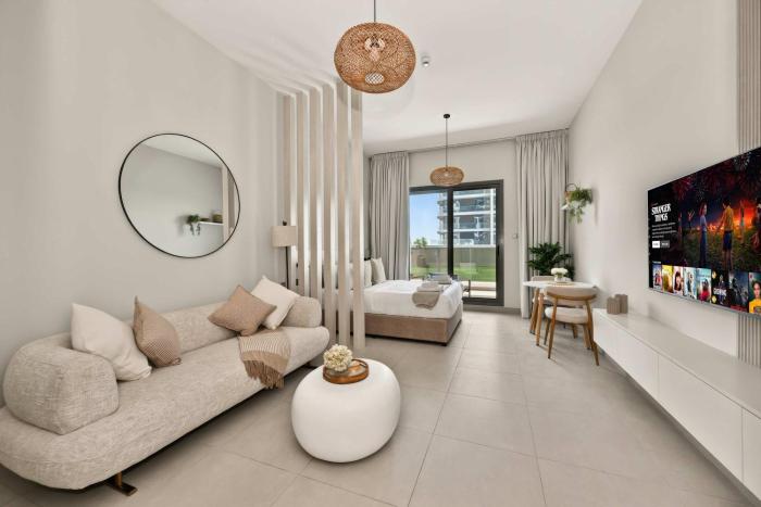 Stylish Studio in Dubai Hills with Pool & Gym Access