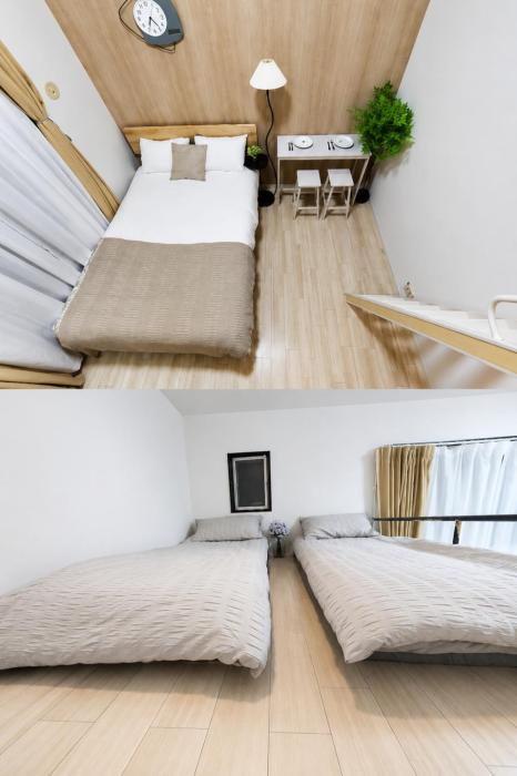 D22新宿最中心 两室 新大久保站5分-2 rooms Shinjuku center 5 mins to ST Max 4P 新宿 涉谷 表参道 池袋 上野 代代木 银座 原宿