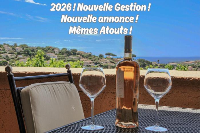 Mazet Climatisé Vue Mer I Piscine I Parking I Wifi I Linge et Menage Inclus