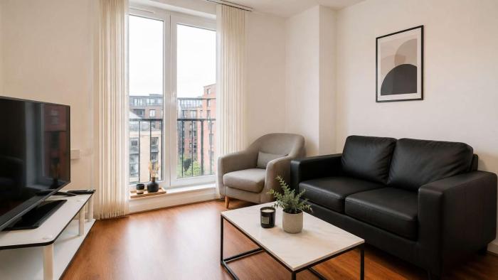 Contemporary 2 Bedroom Flat with Great Location in Salford