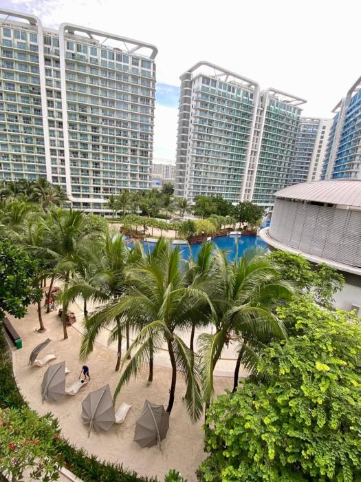 Beachfront Azure Escape, 2BR Condo