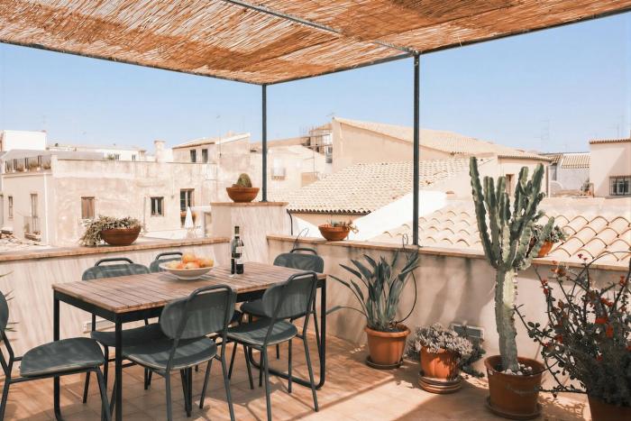 Terrazza panoramica nellanima storica di Ortigia
