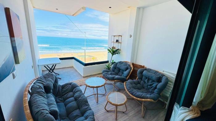 Beautiful sea-view apartment in Mehdia, Kénitra