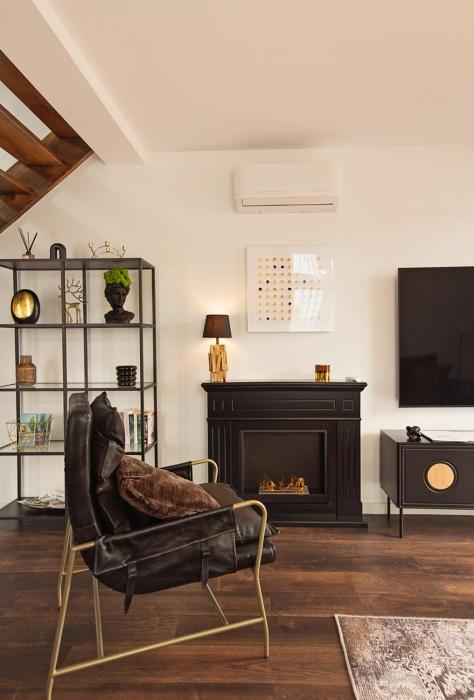 Loft Gryfita - butikowy z kominkiem, blisko plaży, 2-poziomowy
