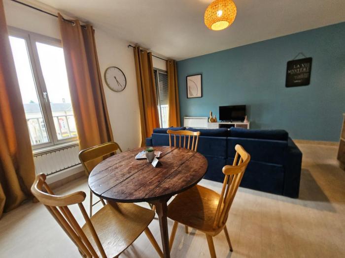 Quai de la Gare, Appartement étape, 2 chambres, face à la Gare