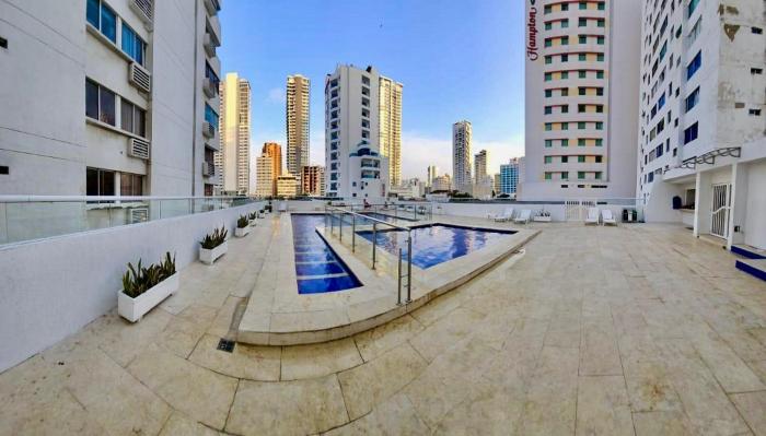 hermoso Apartamento caribeño Bocagrande, 2 habitaciones