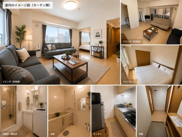 Downtown area Spacious cozy room Susukino IK501