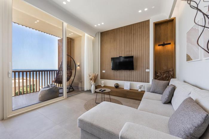 Sea View Panorama Green Coast 2BR Patio Retreat by PikHost