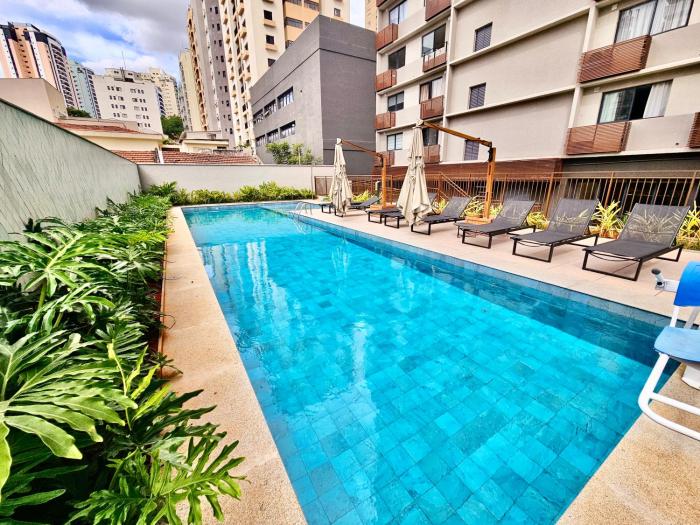 Studio Novíssimo Vila Olímpia! Piscina Academia Wifi TV LCD CoWorking Portaria 24h! 10min Congonhas!