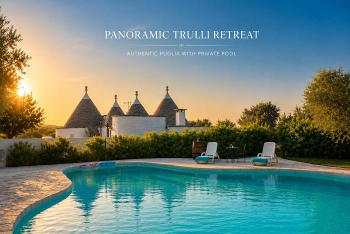 Trulli Albapetra - Authentic Trulli Stay with Private Pool and Panoramic View
