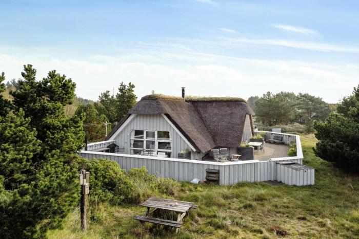 Thatched House Near Wadden Sea Nature