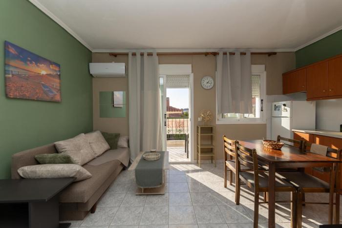 Kallithea Breeze Escape 2BR Apartment with Dual Balconies & Open Views