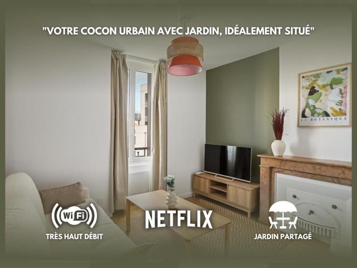 Le Studio Cosy de Paul avec Jardin et accès Métro