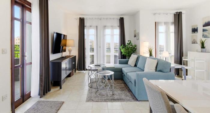 Gorgeous Modern Apartment PA11 Callysta Great Views Communal Pool Aphrodite Hills