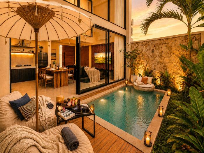 Private Pool Villa Overlooking Rice Fields