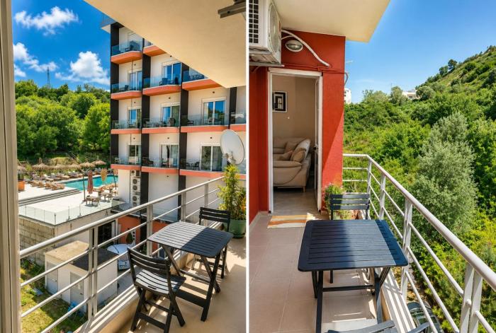 Green View Balcony apartment in Durrës Shkallnur