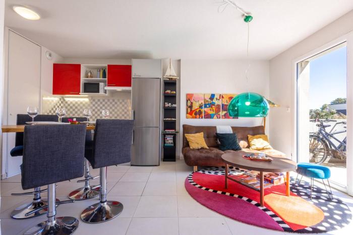 Appartement spacieux pour 4 personnes à 500m de la me