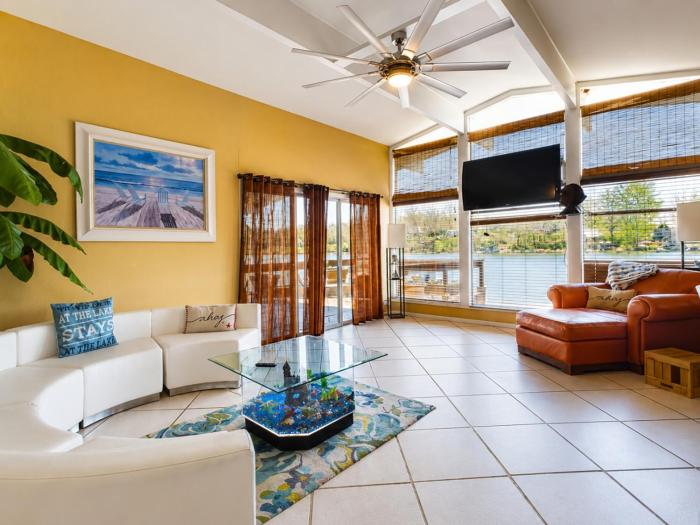 Ultimate Lake House with 4k Sq Ft Decks Near Town