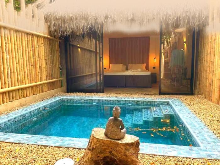 Suite tropical con piscina privada Melgar