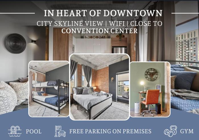 Stylish City Loft Downtown