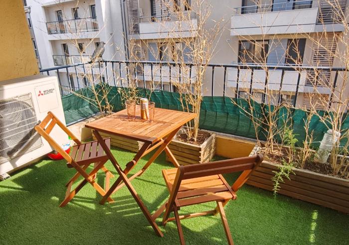T3 Le Gambetta climatisé - Terrasse - Hyères centre
