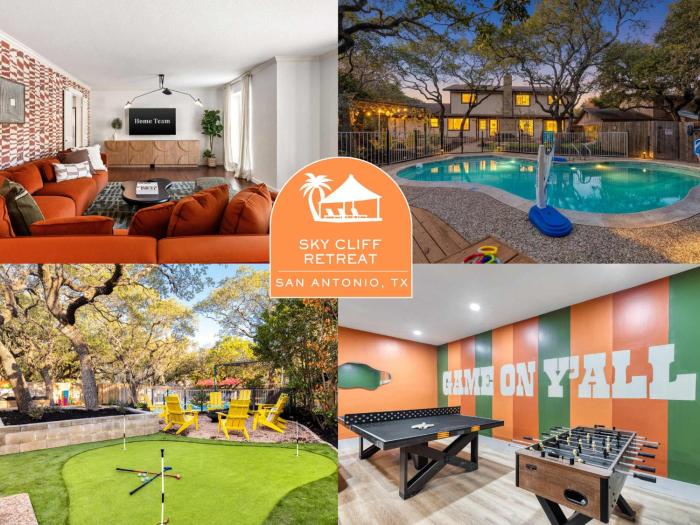 Sleeps 14 Backyard Games Movie Theater Spa