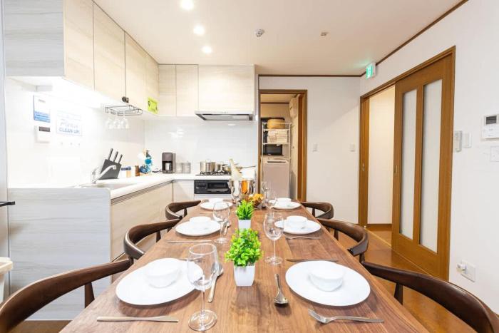 Family-Friendly 100m Squared Free Parking 5min train-Namba