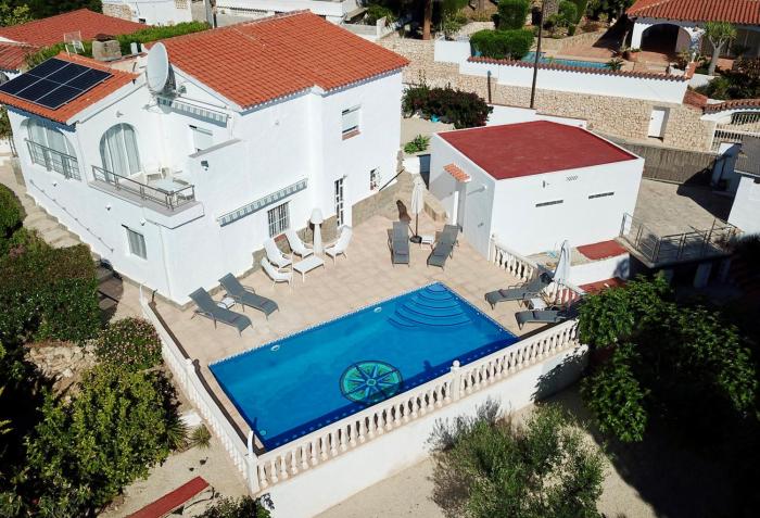 Villa Savina, sea and valley view, private pool