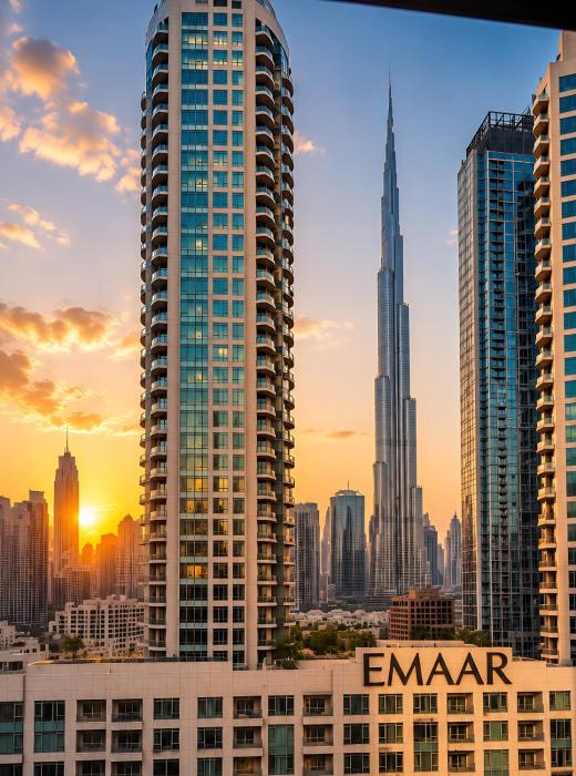 Luxury Downtown Skyline Suite with Burj Khalifa View