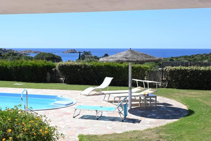 Villa con piscina a Perda Longa, 2 camere da letto e 2 bagni