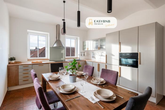 DOT 3BR Apt with Stunning Views, Parking & AC by EasyBNB Premium