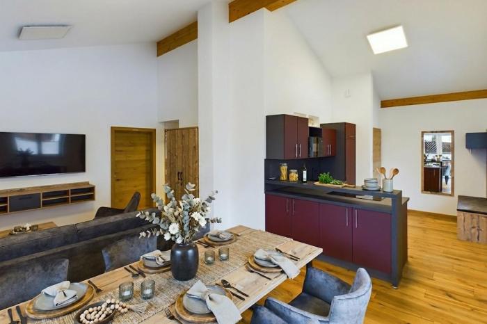 Alpenglühen Lodge im Lechtal mit Bergblick für bis zu 6 Personen