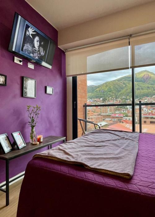 Smart Loft View of Apu Pikol Private Balcony