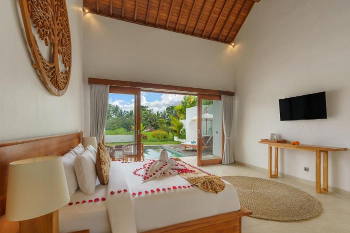 The Surana Villas Ubud with Rice Field View