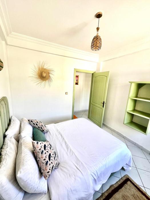 Cozy Flat With Pool Near The Beach TAMRAGHT -APP13