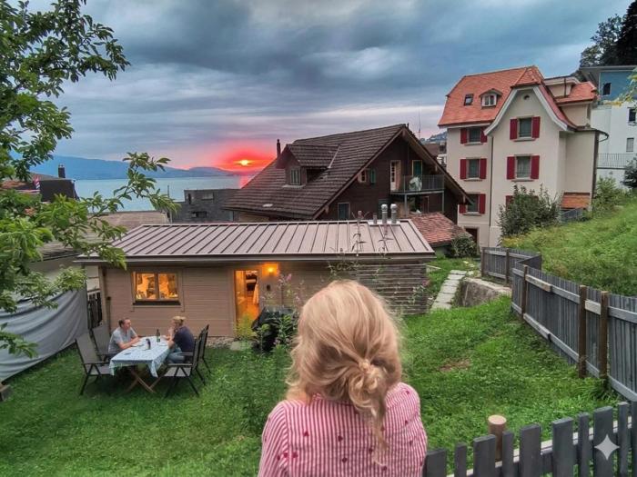 Chalet Oz Vitznau with Lake Lucerne Views