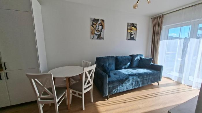 Apartament Poezji Premium prywatne miejsce parkingowe balkon